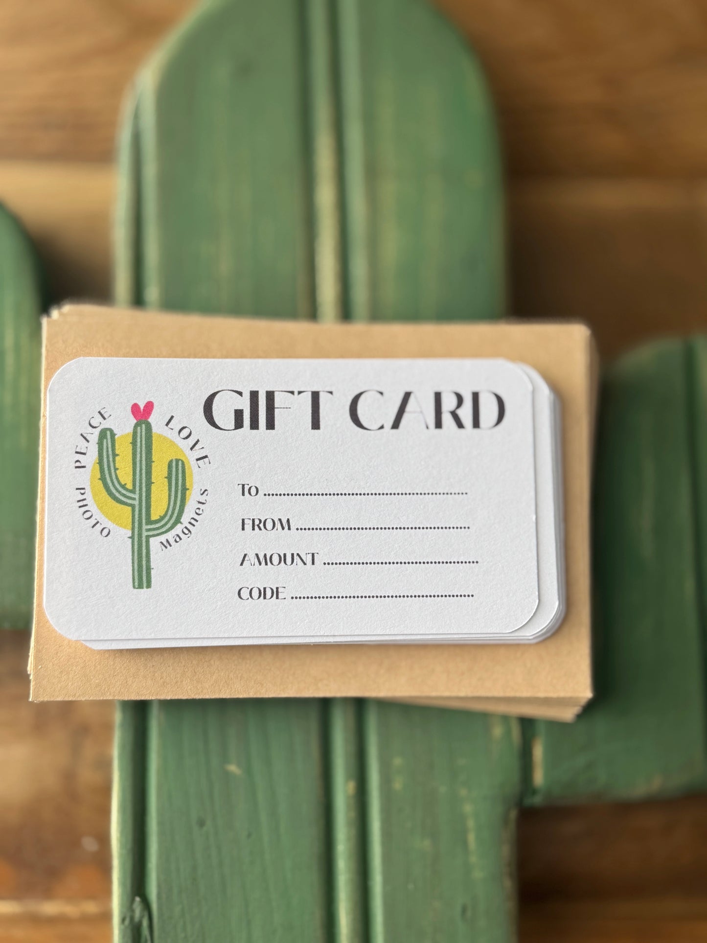 Photo Magnet Gift Cards