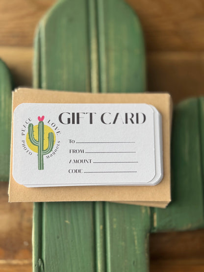 Photo Magnet Gift Cards